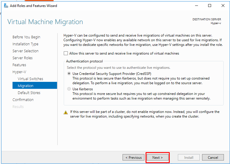 virtual machine migration