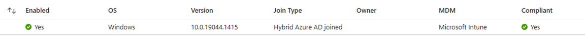 Azure AD Joined